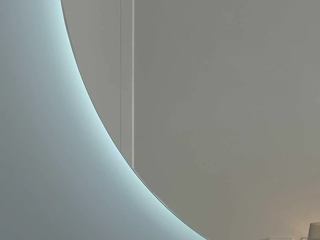 Mawialux half rond design led spiegel (80-120cm keuze) - afbeelding 4 van  7
