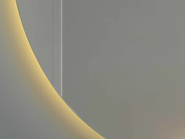 Mawialux half rond design led spiegel (80-120cm keuze) - afbeelding 2 van  7