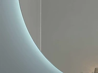Mawialux half rond design led spiegel (80-120cm keuze) - afbeelding 4 van  7