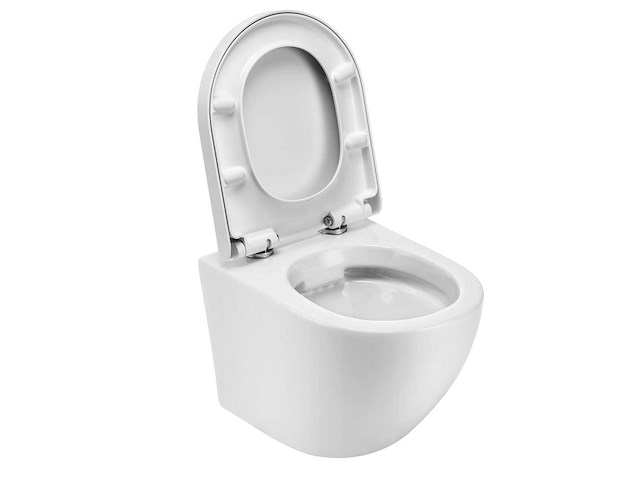 Mawialux hangend rimless toilet - alaska - glans wit - afbeelding 4 van  10