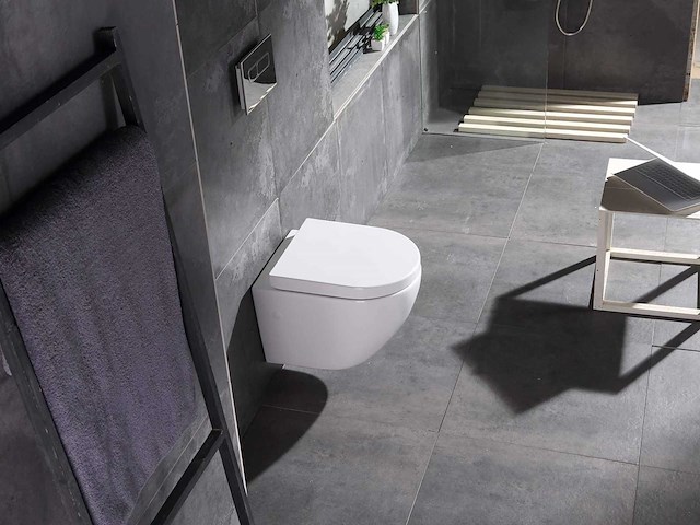 Mawialux hangend rimless toilet - alaska - glans wit - afbeelding 6 van  10