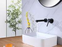 Mawialux inbouw muurkraan - mat zwart - afbeelding 2 van  5