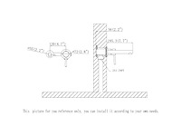 Mawialux inbouw muurkraan - mat zwart - afbeelding 4 van  5