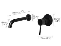 Mawialux inbouw muurkranen (in meerdere kleuren beschikbaar) - afbeelding 4 van  8