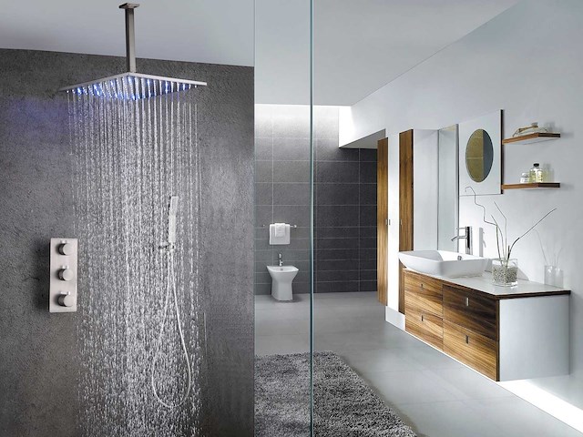 Mawialux inbouw regendouche - chroom - afbeelding 12 van  27