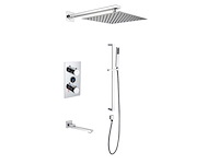 Mawialux inbouw regendouche - digitaal display - chroom - afbeelding 1 van  4