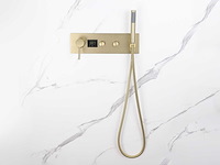 Mawialux inbouw regendouche - digitaal display - geborsteld goud - afbeelding 15 van  33
