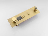 Mawialux inbouw regendouche - digitaal display - geborsteld goud - afbeelding 6 van  33