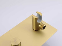 Mawialux inbouw regendouche - digitaal display - geborsteld goud - afbeelding 7 van  33