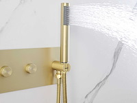 Mawialux inbouw regendouche - digitaal display - geborsteld goud - afbeelding 17 van  33