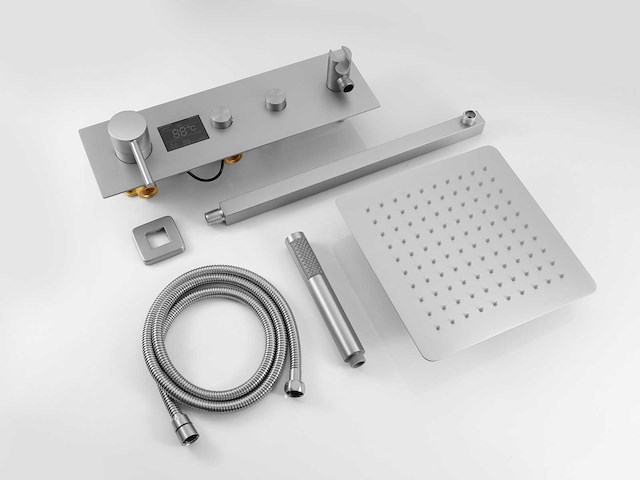Mawialux inbouw regendouche - digitaal display - rvs - afbeelding 2 van  8