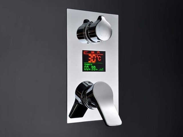 Mawialux inbouw regendouche chroom - digitaal display - afbeelding 7 van  12