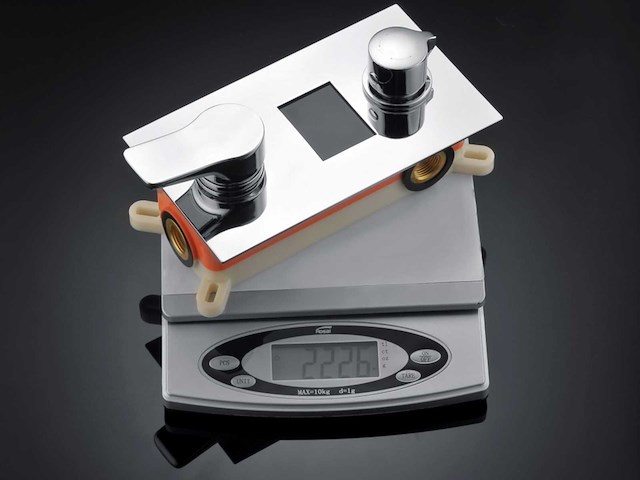 Mawialux inbouw regendouche chroom - digitaal display - afbeelding 9 van  12