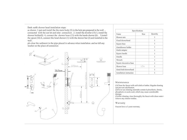 Mawialux inbouw regendouche chroom - digitaal display - afbeelding 3 van  12