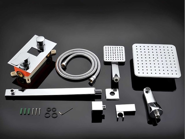 Mawialux inbouw regendouche chroom - digitaal display - afbeelding 6 van  12