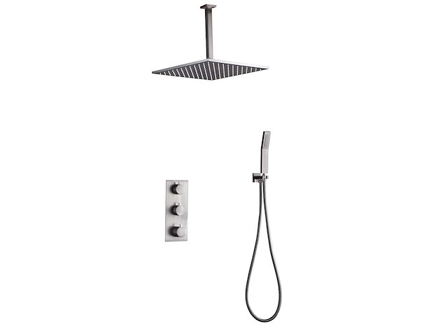 Mawialux inbouw regendouche (keuze uit chroom of rvs) - afbeelding 1 van  28