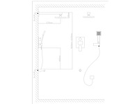 Mawialux inbouw regendouche mat zwart - digitaal display - afbeelding 6 van  8