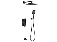 Mawialux inbouw regendouche mat zwart - digitaal display - afbeelding 1 van  8