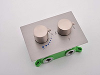 Mawialux inbouw regendouche met smart thermostaatkraan (keuze uit rvs of mat zwart) - afbeelding 35 van  36