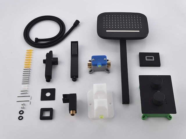 Mawialux inbouw regendouche met smart thermostaatkraan (keuze uit rvs of mat zwart) - afbeelding 23 van  36