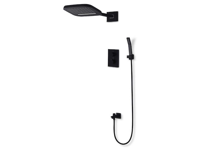 Mawialux inbouw regendouche met smart thermostaatkraan (keuze uit rvs of mat zwart) - afbeelding 1 van  36