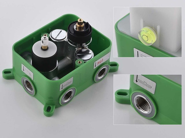 Mawialux inbouw regendouche met smart thermostaatkraan (keuze uit rvs of mat zwart) - afbeelding 32 van  36