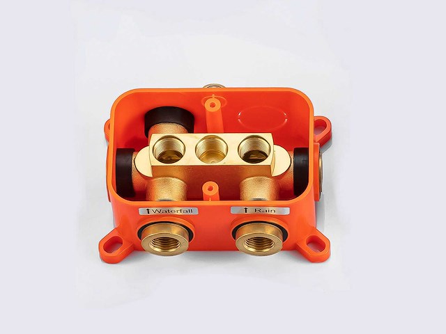 Mawialux inbouw regendouche met waterval - geborsteld rvs - afbeelding 2 van  11