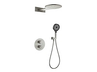 Mawialux inbouw regendouche met waterval - geborsteld rvs - afbeelding 1 van  11