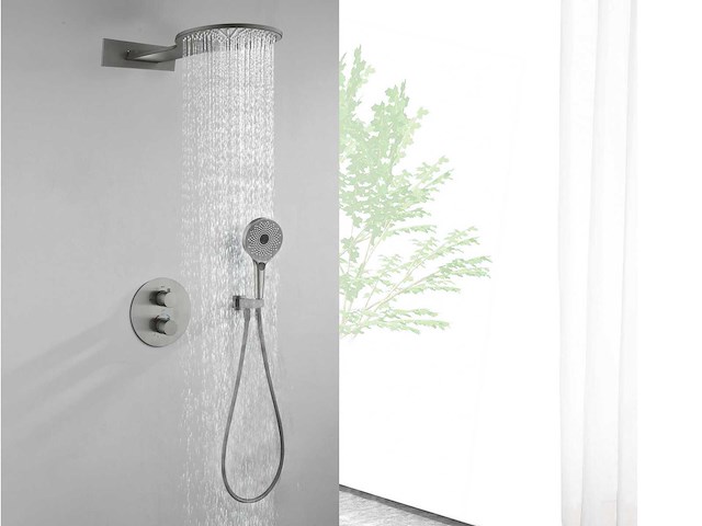 Mawialux inbouw regendouche met waterval (in 2 kleuren beschikbaar) - afbeelding 7 van  11