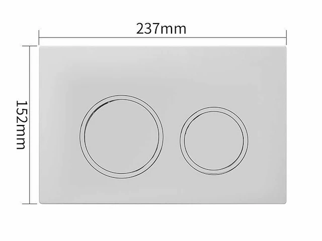 Mawialux inbouw reservoir met drukbediening (in 4 kleuren beschikbaar) - afbeelding 4 van  8