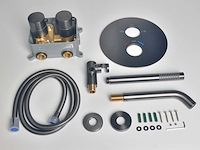 Mawialux inbouw thermostaat badkraan gunmetal grey - afbeelding 3 van  10