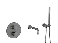 Mawialux inbouw thermostaat badkraan gunmetal grey - afbeelding 1 van  9
