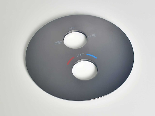 Mawialux inbouw thermostaat badkraan gunmetal grey - afbeelding 4 van  9