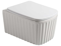 Mawialux inbouw wandcloset met closetzitting - glans wit - afbeelding 1 van  3