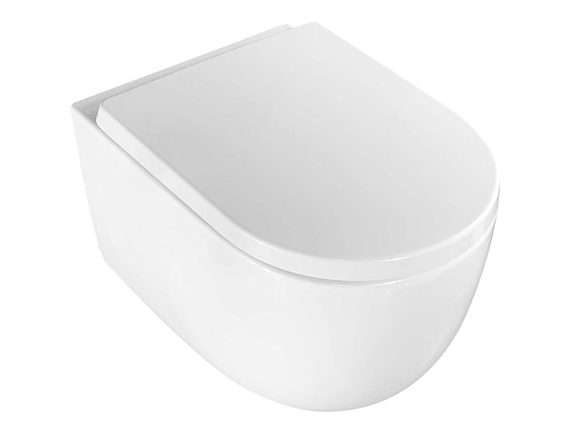 Mawialux inbouw wandcloset met closetzitting - turbo flush - glans wit - afbeelding 1 van  11