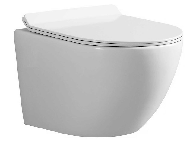 Mawialux inbouw wandcloset met closetzitting glans wit - afbeelding 1 van  11