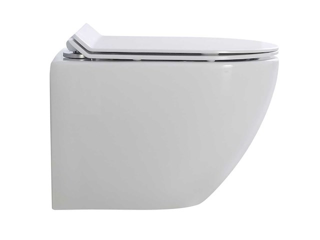 Mawialux inbouw wandcloset met closetzitting glans wit - afbeelding 4 van  11