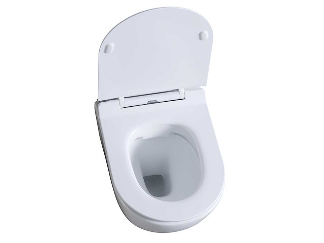 Mawialux inbouw wandcloset met closetzitting glans wit - afbeelding 6 van  11