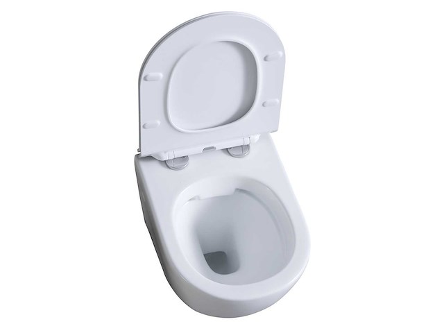 Mawialux inbouw wandcloset met closetzitting glans wit - afbeelding 7 van  10