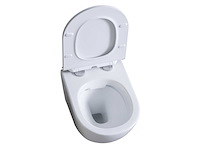 Mawialux inbouw wandcloset met closetzitting glans wit - afbeelding 7 van  10