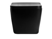 Mawialux inbouw wandcloset met closetzitting mat zwart of mat wit - afbeelding 2 van  7