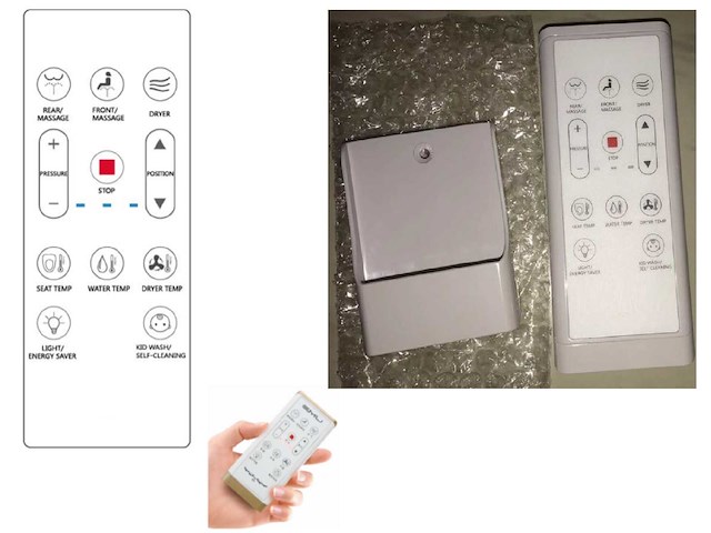 Mawialux inbouw wandcloset met reiniging en automatische closetzitting - afbeelding 5 van  14