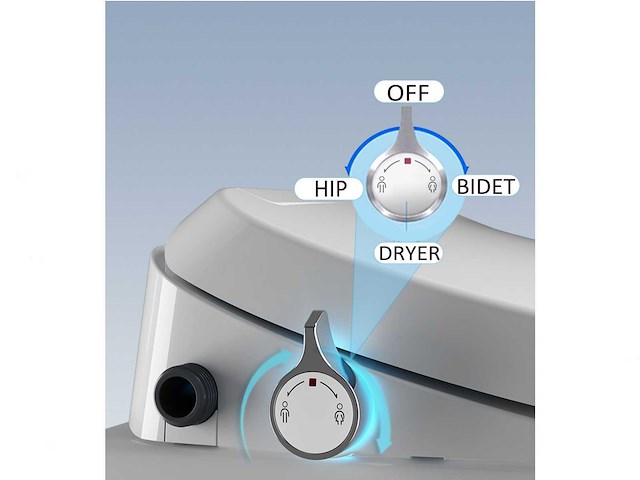 Mawialux inbouw wandcloset met reiniging en automatische closetzitting - afbeelding 3 van  4