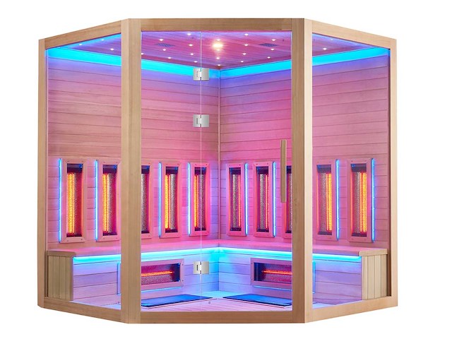 Mawialux infrarood inclusief traditionele sauna - afbeelding 1 van  6