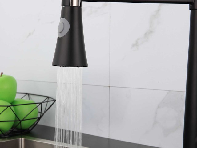 Mawialux keukenkraan - kleur keuze uit rvs of mat zwart - afbeelding 25 van  50