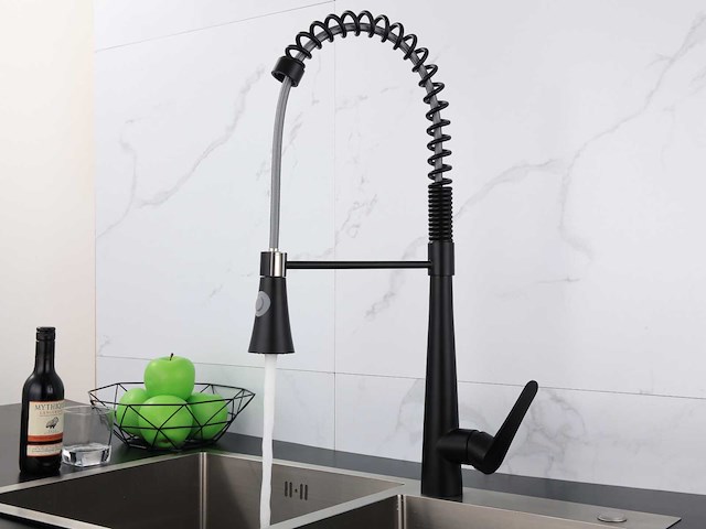 Mawialux keukenkraan - kleur keuze uit rvs of mat zwart - afbeelding 14 van  50