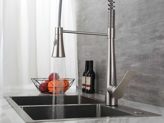 Mawialux keukenkraan - kleur keuze uit rvs of mat zwart - afbeelding 34 van  50