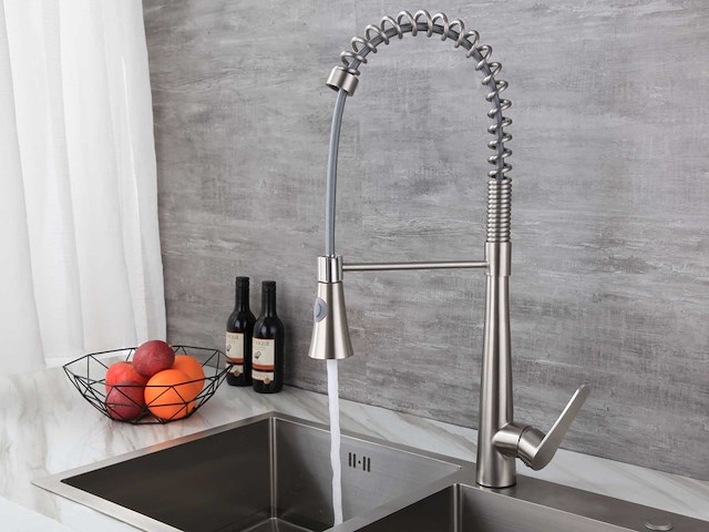 Mawialux keukenkraan - kleur keuze uit rvs of mat zwart - afbeelding 6 van  23