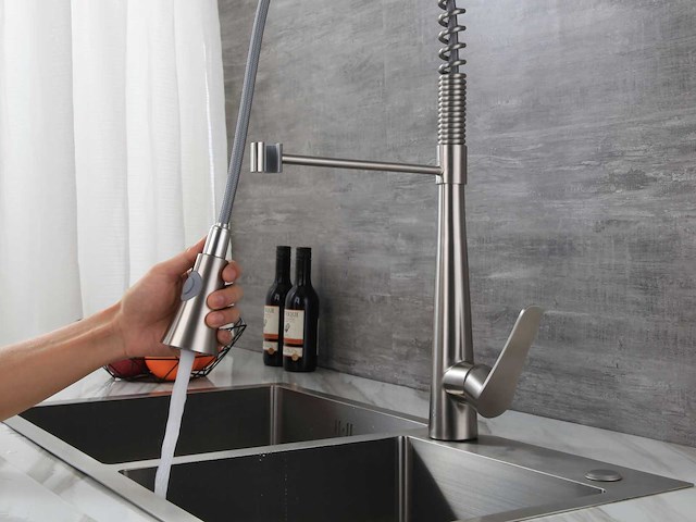 Mawialux keukenkraan - kleur keuze uit rvs of mat zwart - afbeelding 23 van  23