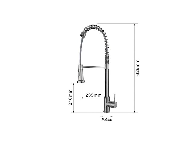 Mawialux keukenkraan mat zwart (keuze uit rvs of mat zwart) - afbeelding 8 van  34